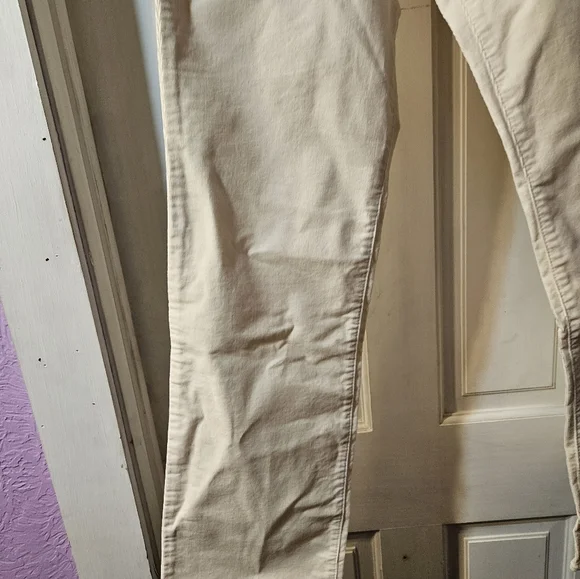 Women's Cream Chaps Corduroy Pants Size 14R - Picture 2 of 13